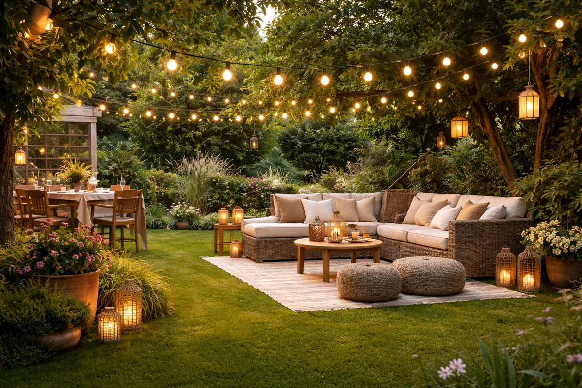 Comment réussir la décoration d'un jardin pour créer une ambiance conviviale