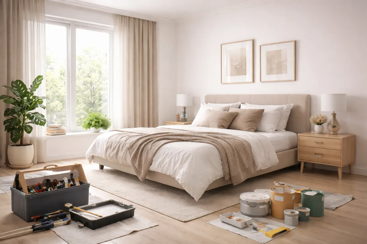 Quel est le prix moyen pour rénover une chambre de 15 m²