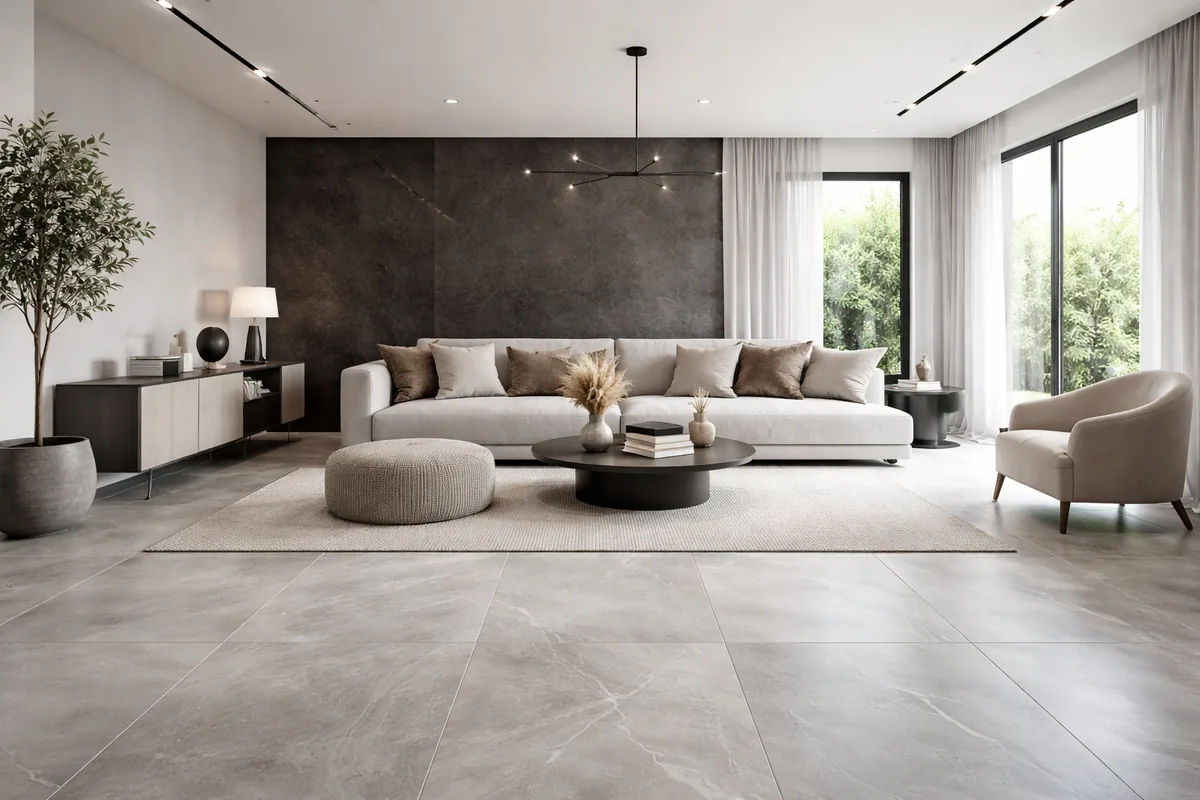 Comment bien choisir le carrelage pour un style moderne dans votre salon