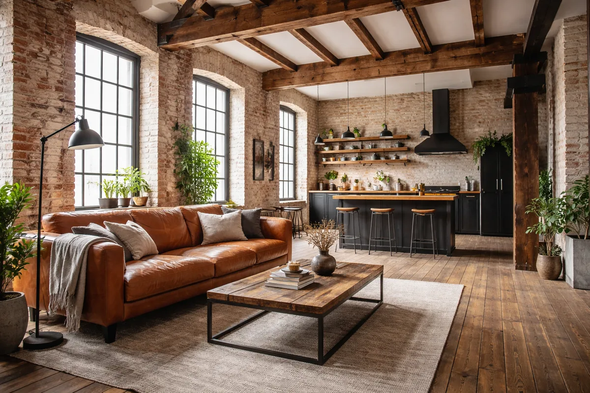 Comment créer une ambiance industrielle dans une maison ancienne